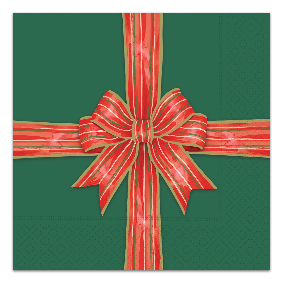 Bow-tied Christmas Paper Luncheon Napkins