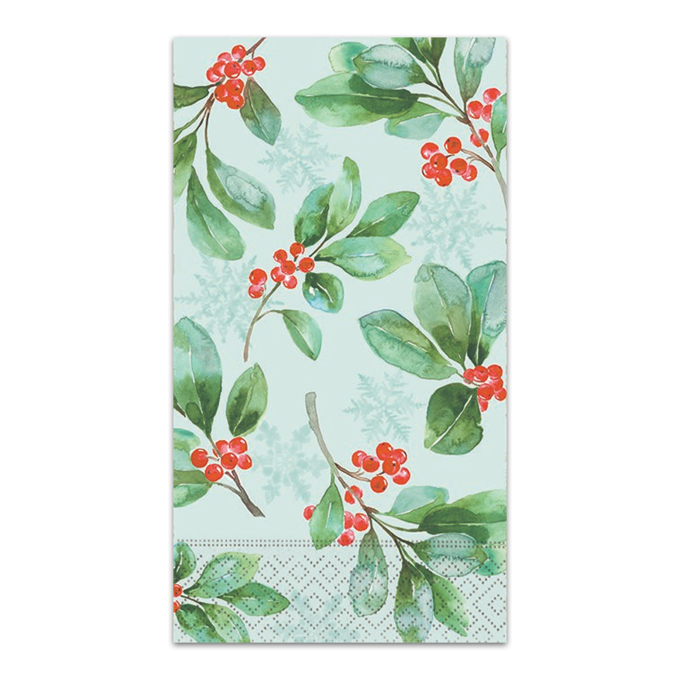 Poinsettia Traditions Paper Guest Towels - Buffet Napkins