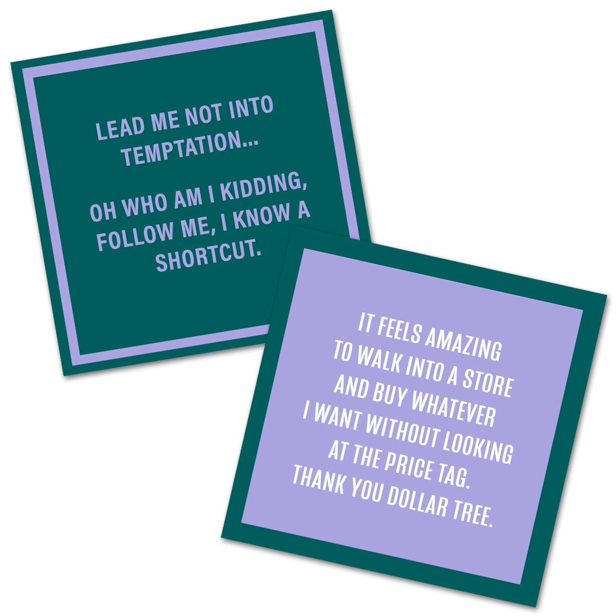 I Know a Shortcut -Double the Fun Cocktail Napkins