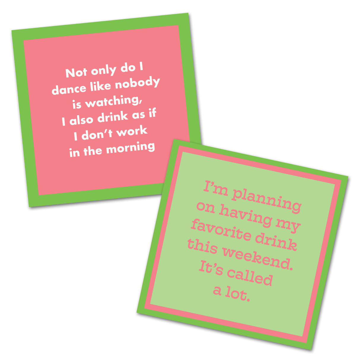 Nobody is Watching - Double the Fun Cocktail Napkins