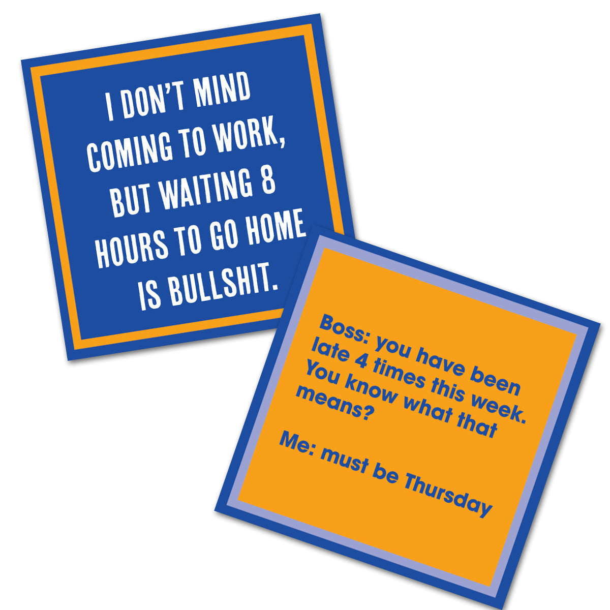 Coming to Work - Double the Fun Cocktail Napkins