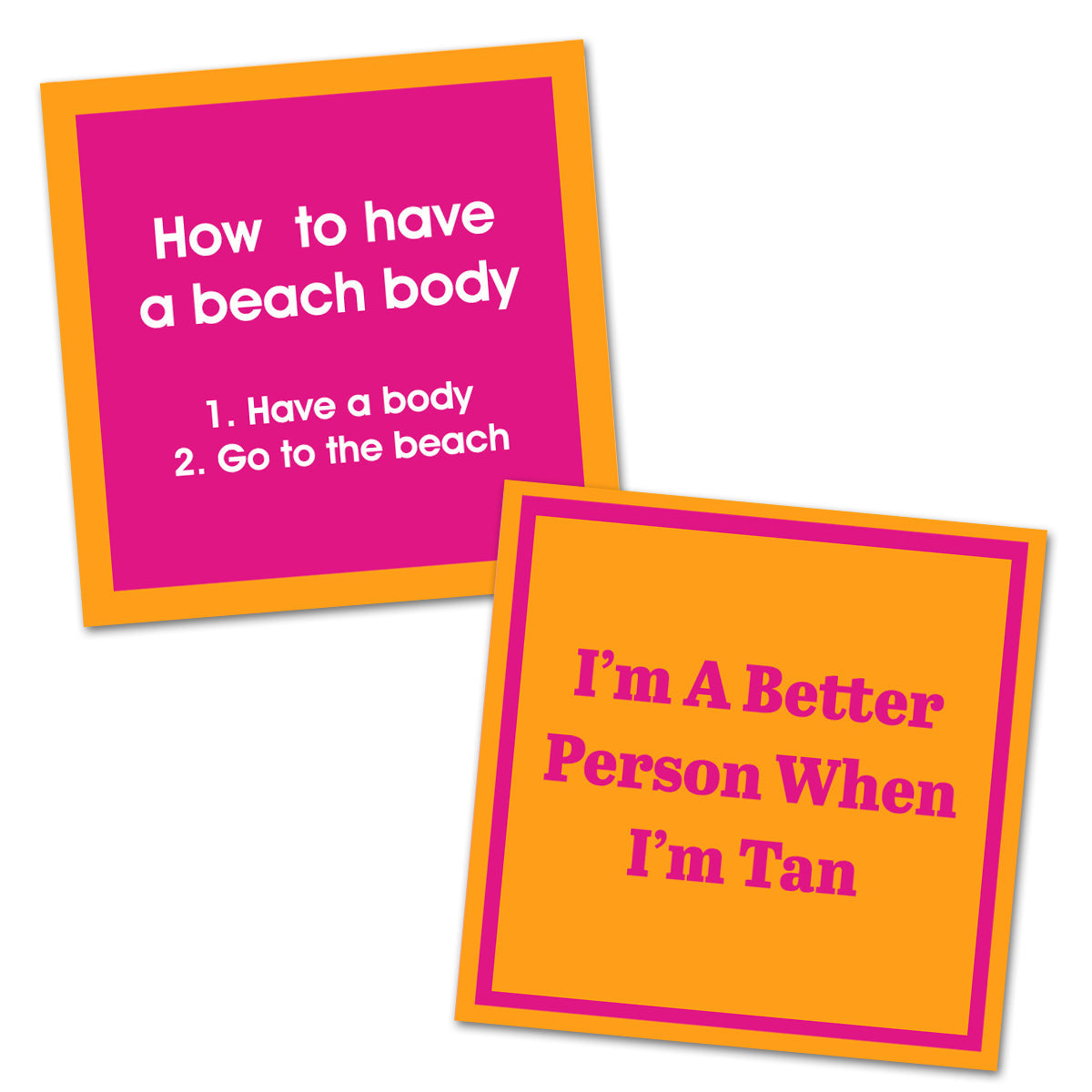 Beach Body -Double the Fun Cocktail Napkins