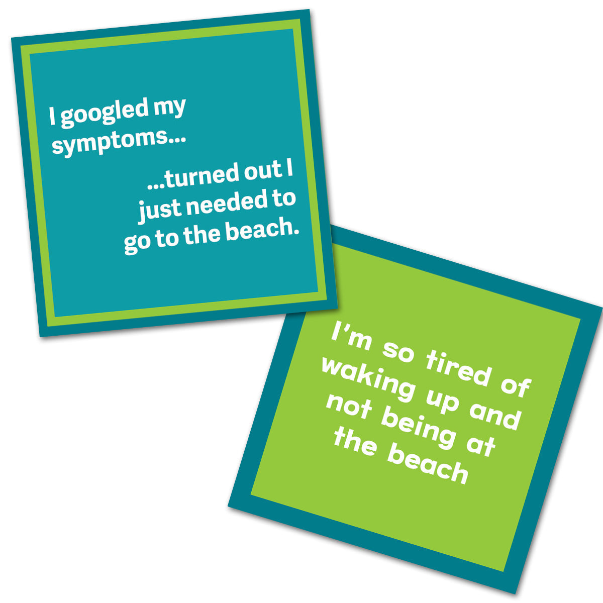 Googled My Symptoms - Double the Fun Cocktail Napkins