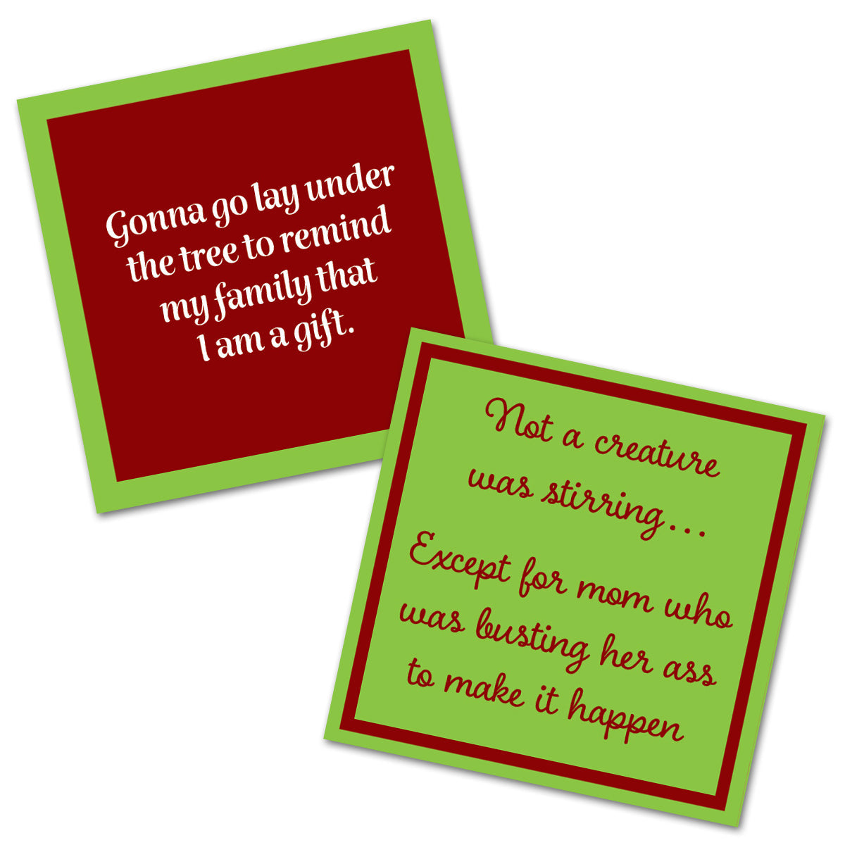 Christmas Gift - Double the Fun Cocktail Napkins