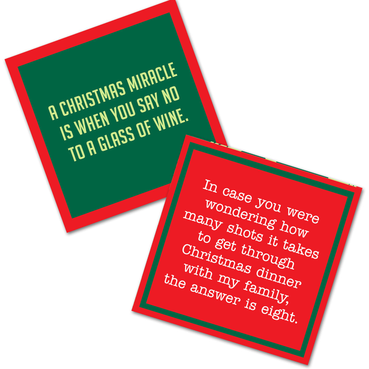 A Christmas Miracle - Double the Fun Cocktail Napkins