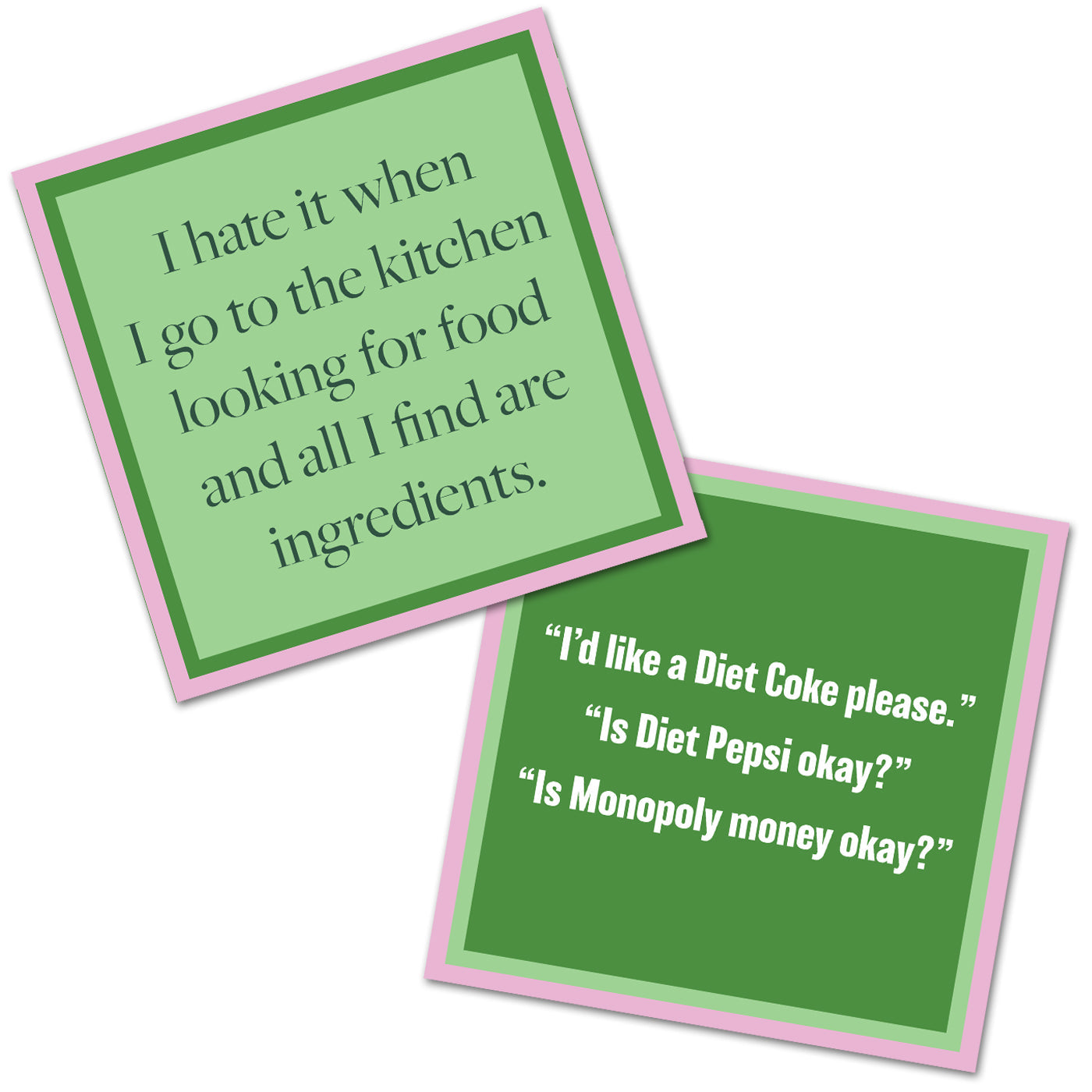 Ingredients - Double the Fun Cocktail Napkins