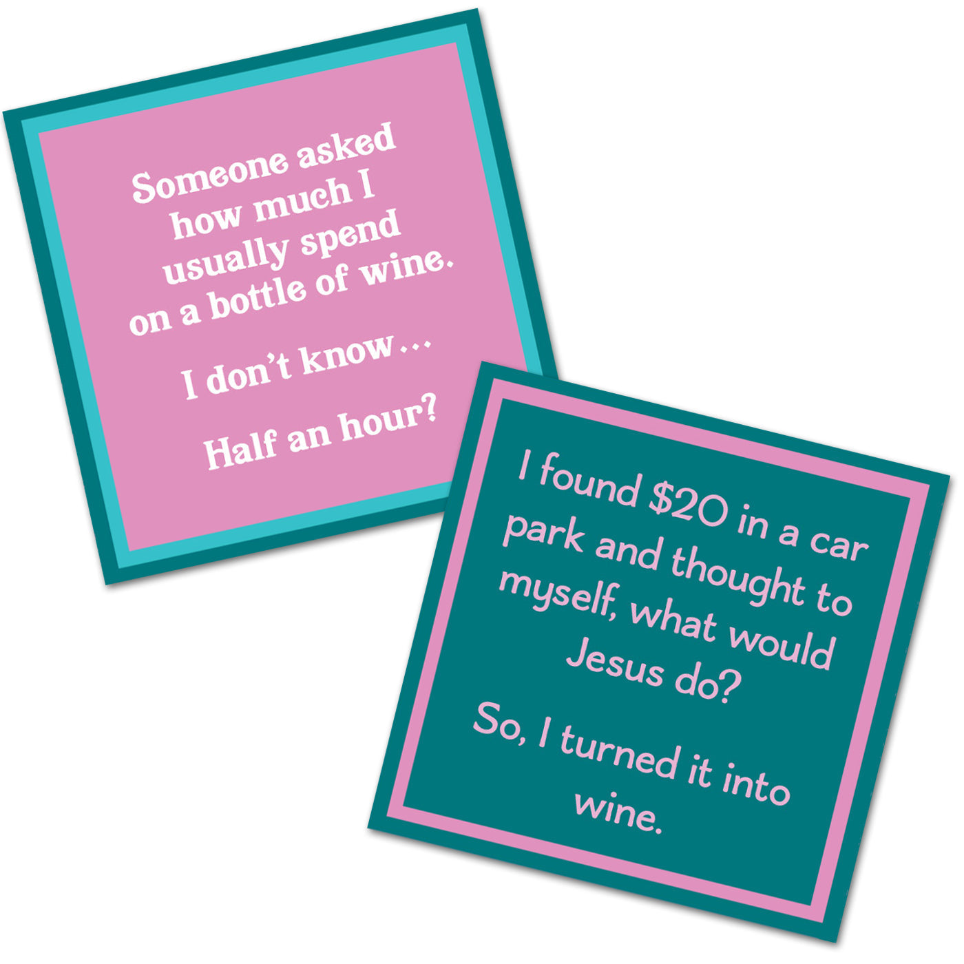 Half An Hour? Double the Fun Cocktail Napkins