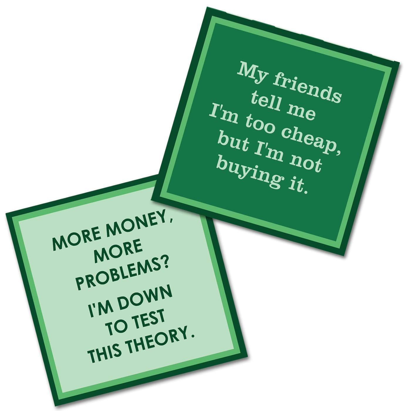 I'm Too Cheap Double the Fun Cocktail Napkins