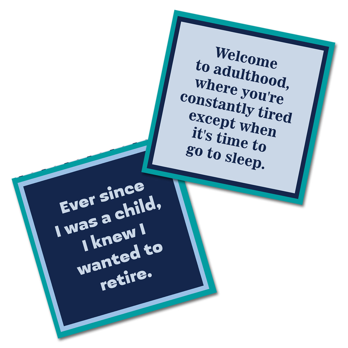 Welcome to Adulthood Double the Fun Cocktail Napkins