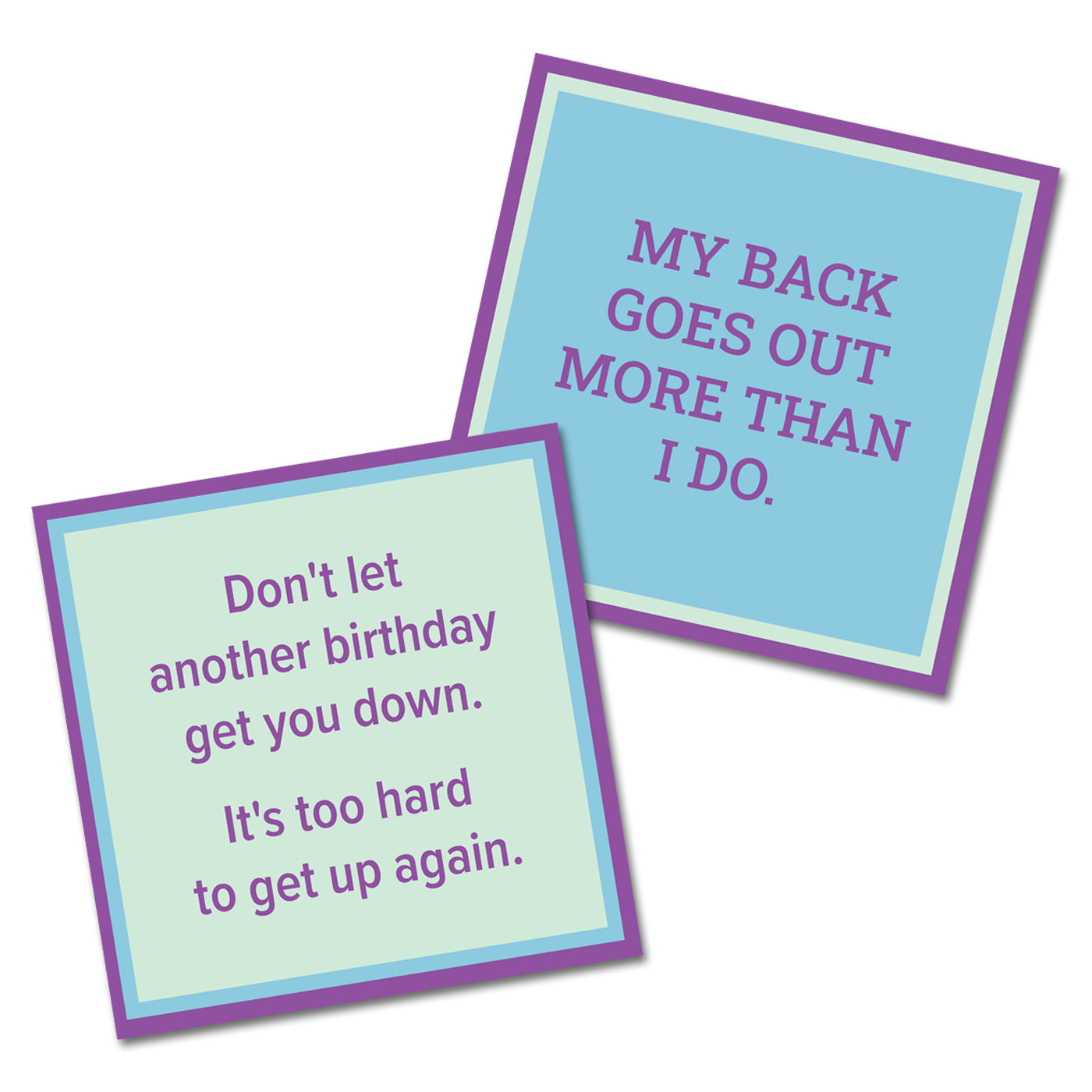 My Back Goes Out Double the Fun Cocktail Napkins