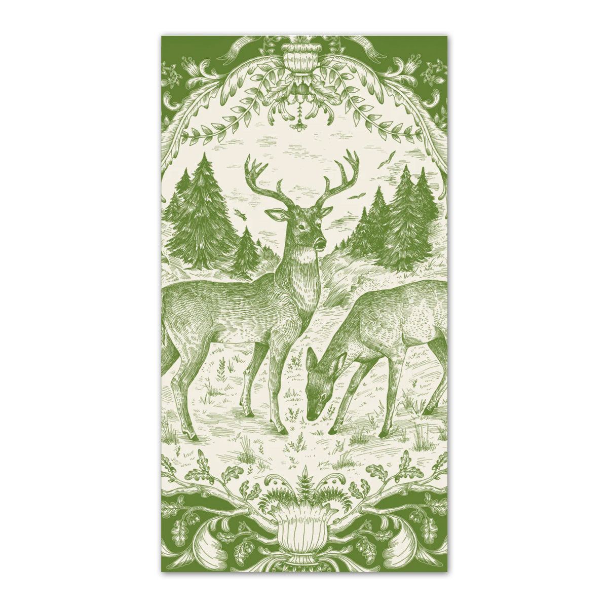 Fable Toile Paper Guest Towels - Buffet Napkins