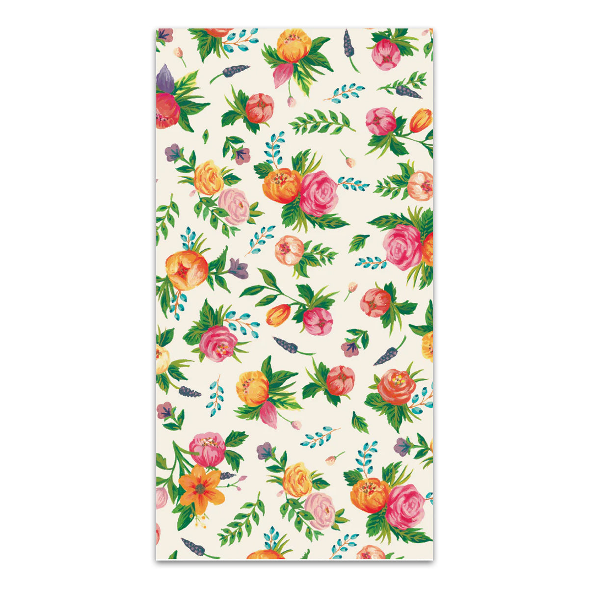 Sweet Vintage Flowers Paper Guest Towels - Buffet Napkins