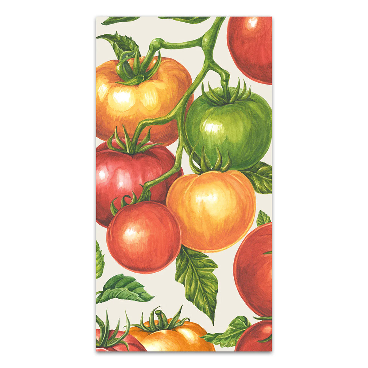 Ripe Tomatoes Paper Guest Towels - Buffet Napkins