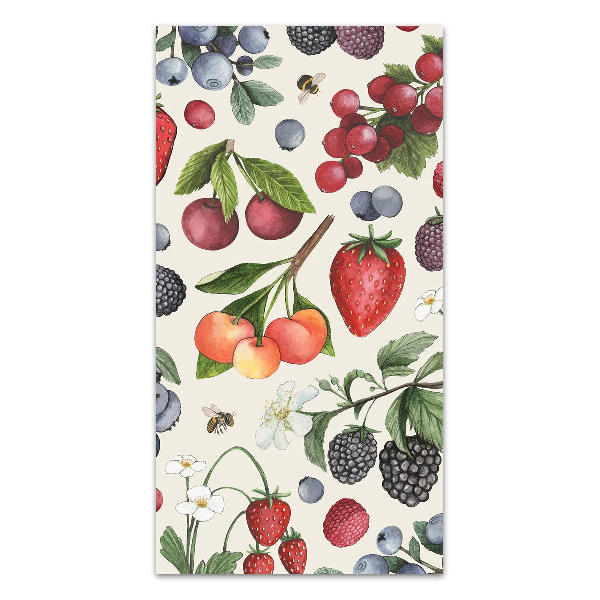 Wild Berries Paper Guest Towels - Buffet Napkins