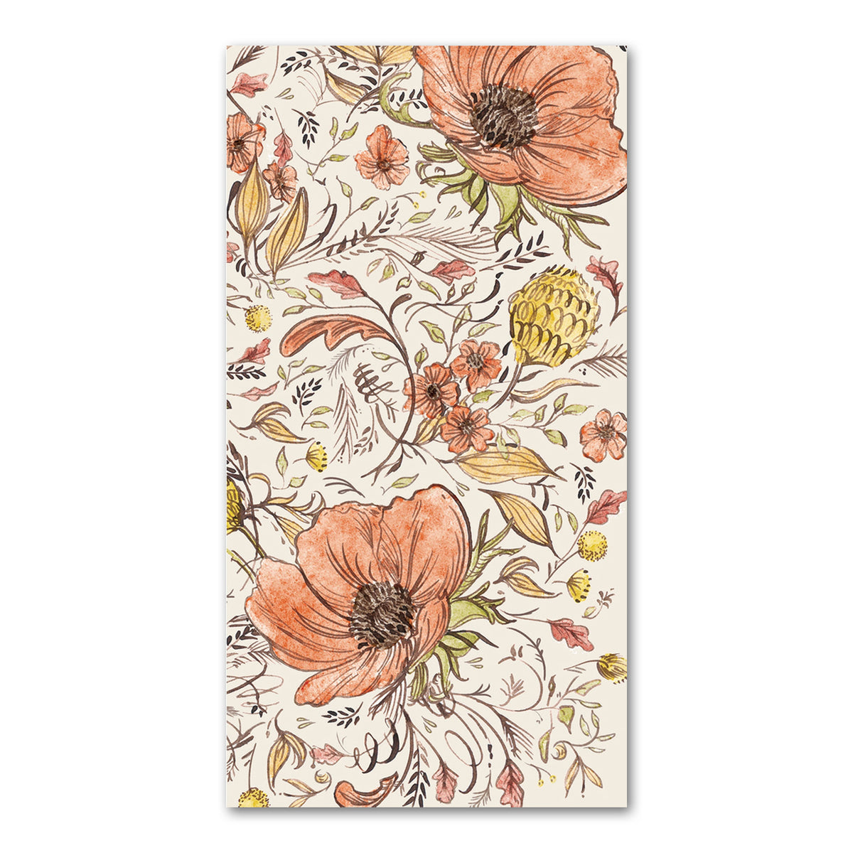 Autumn Arrangement Paper Guest Towels - Buffet Napkins
