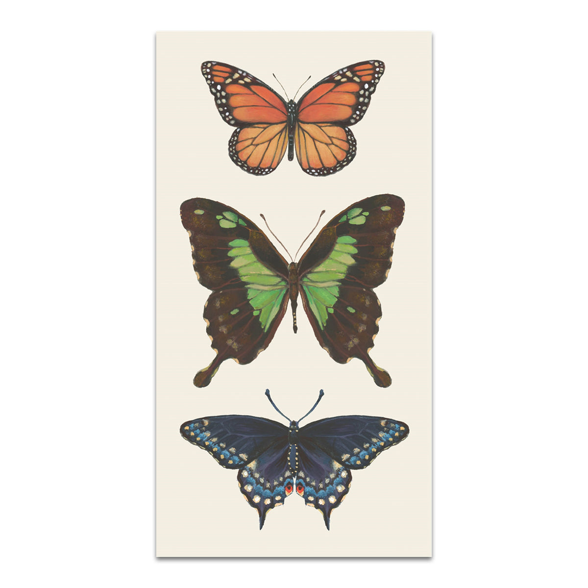 Butterfly Medley Paper Guest Towels - Buffet Napkins