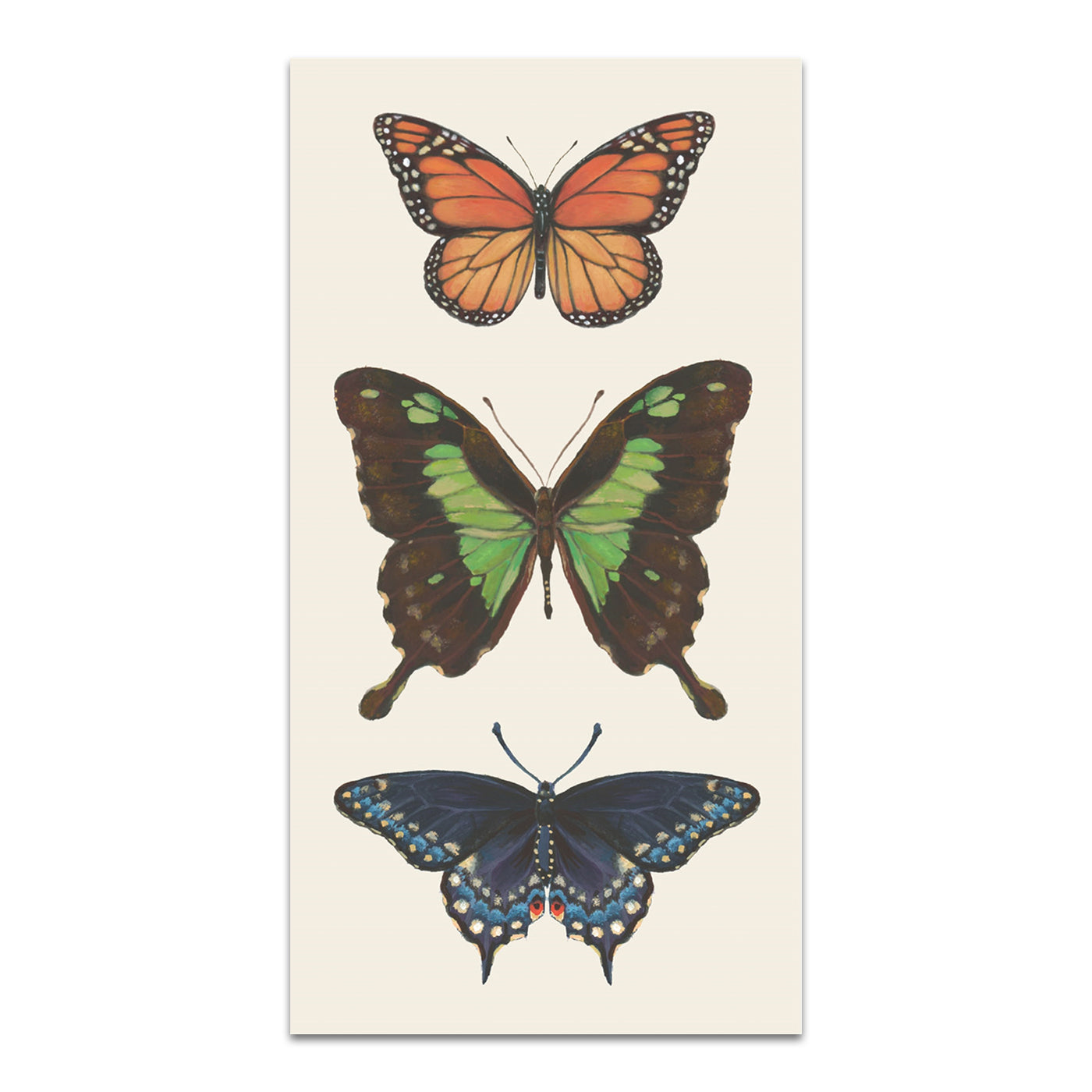 Butterfly Medley Paper Guest Towels - Buffet Napkins