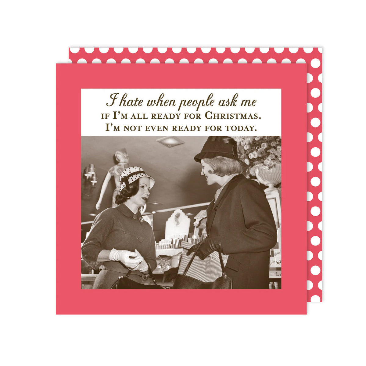 When People Ask Funny Holiday Napkins by Shannon Martin