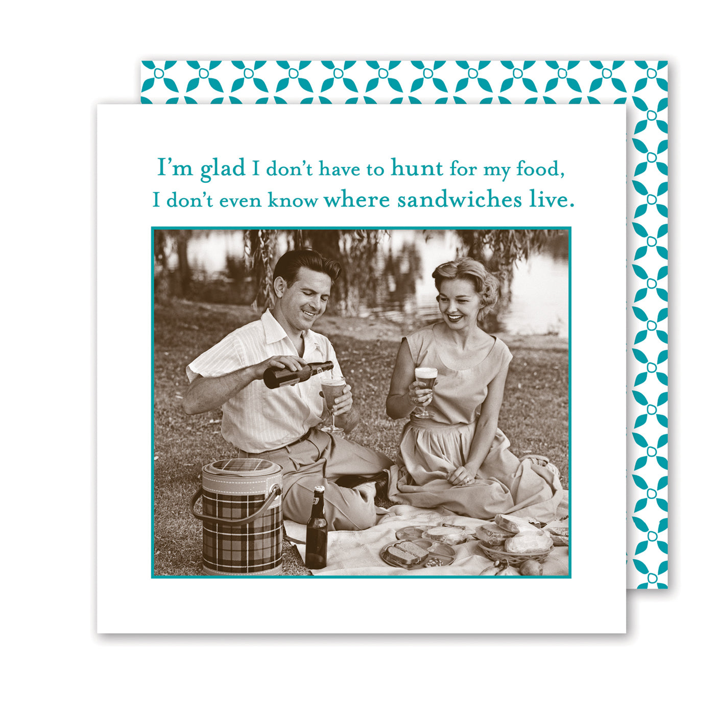 Hunt for Food Funny Cocktail Napkins by Shannon Martin