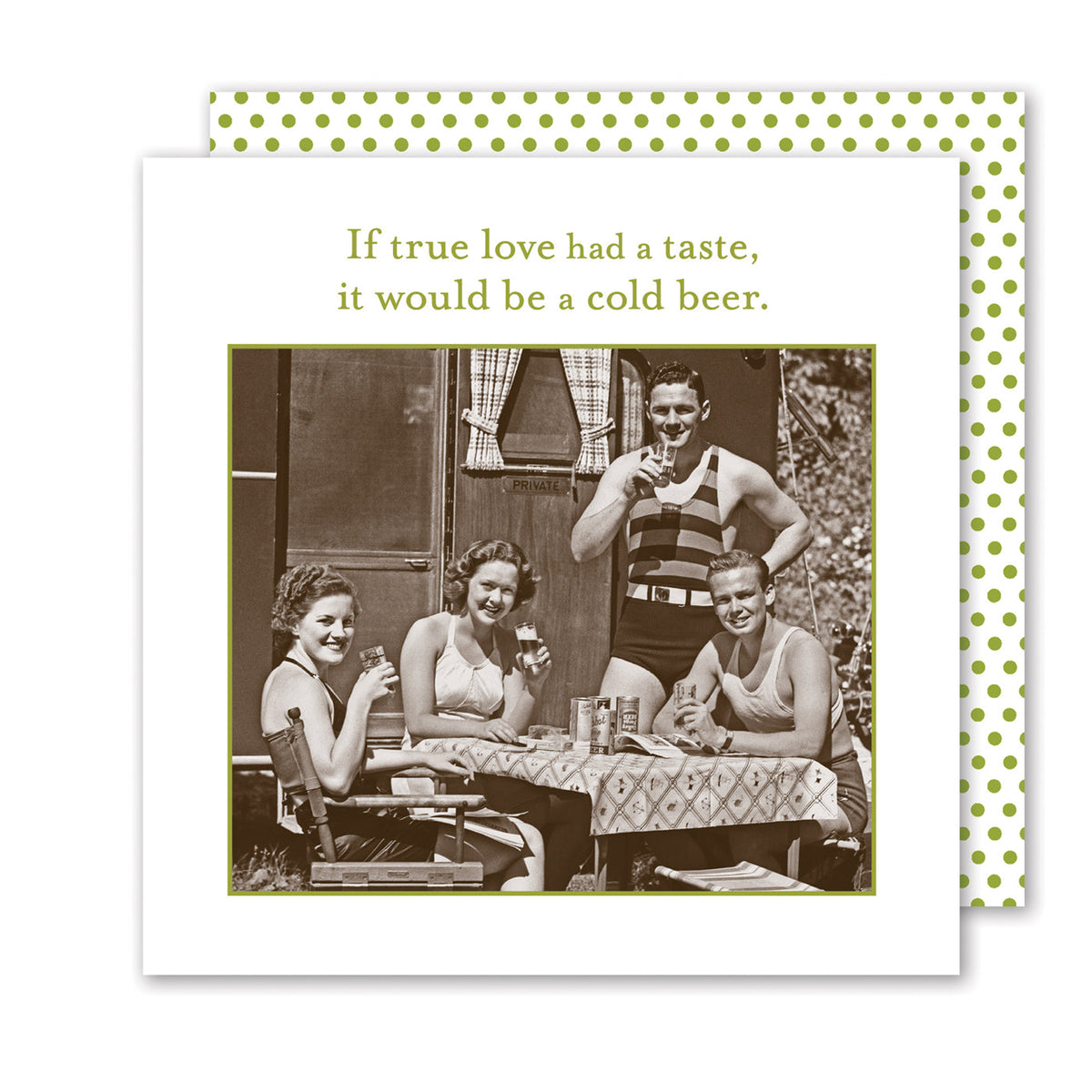 True Love Funny Cocktail Napkins by Shannon Martin