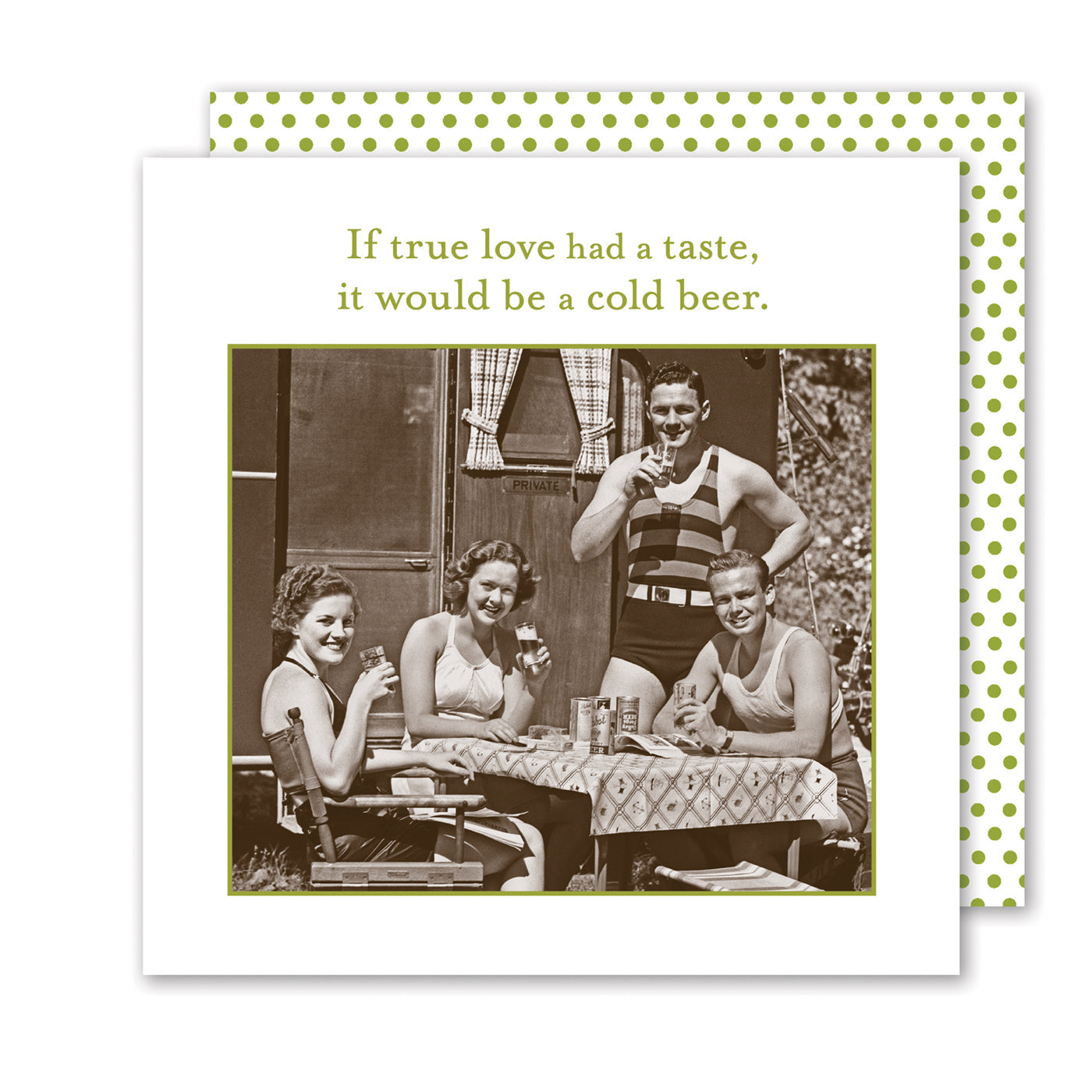 True Love Funny Cocktail Napkins by Shannon Martin