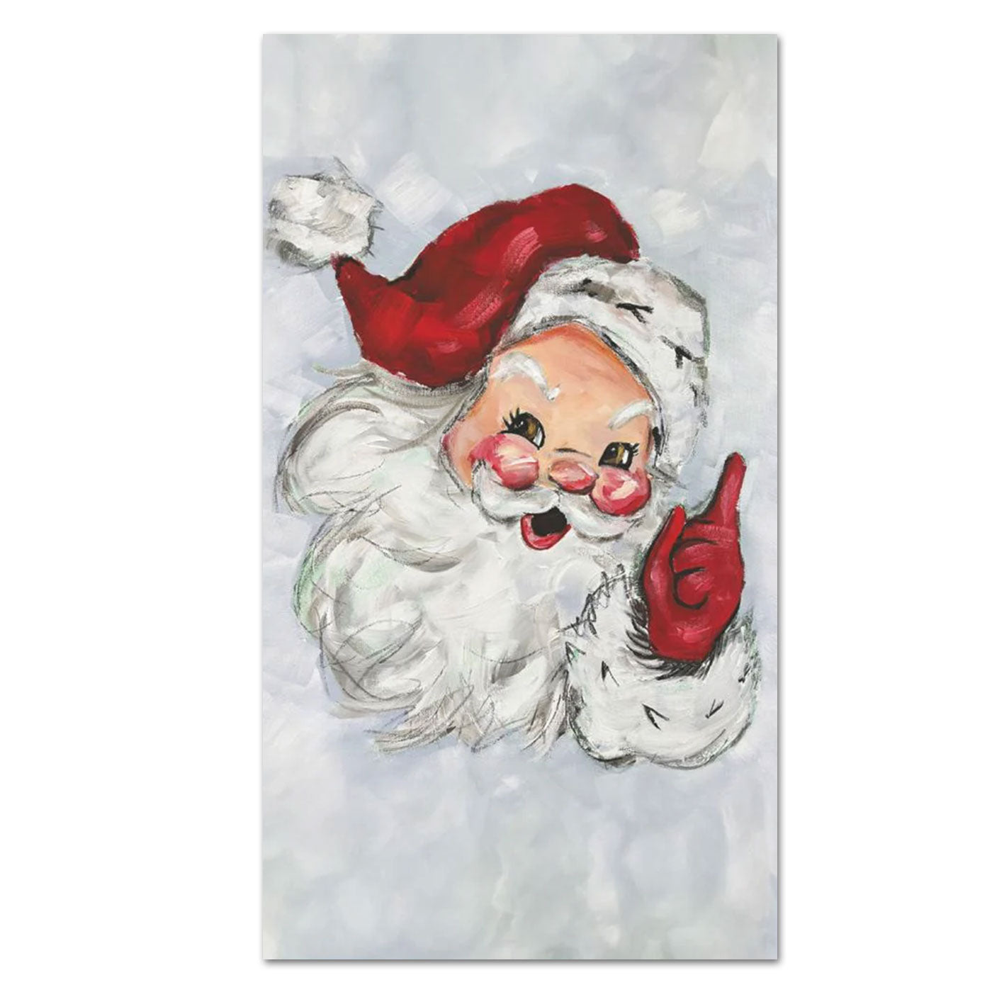 Jolly St. Nick Paper Guest Towels - Buffet Napkins