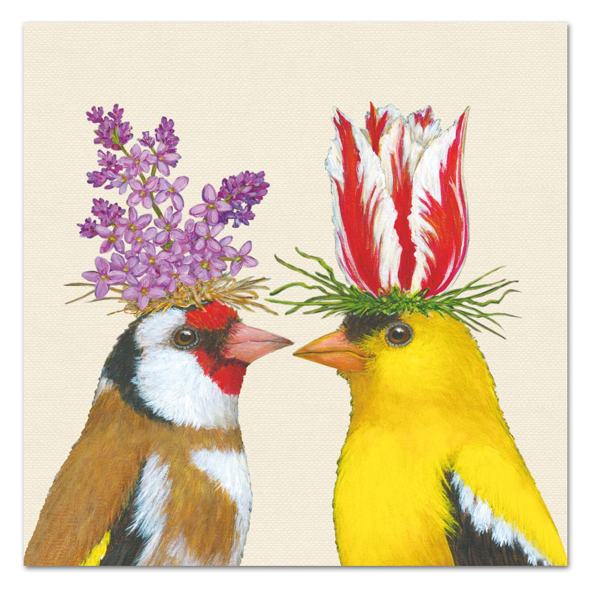 Spring Romance by Vicki Sawyer Paper Luncheon Napkins