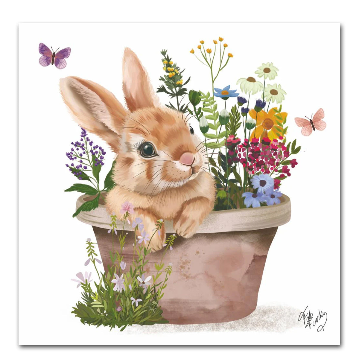 Colette the Bunny Paper Luncheon Napkins