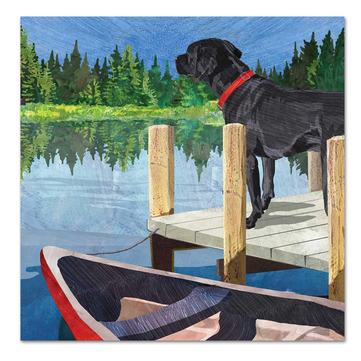 Lakeside Lab Paper Luncheon Napkins