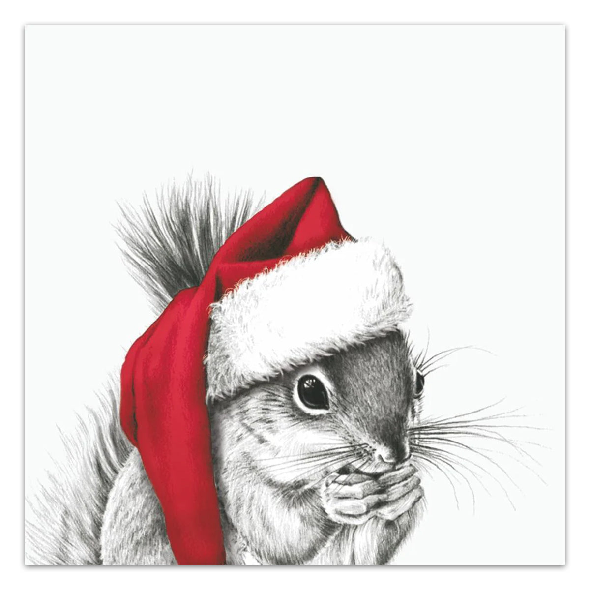 Santa Squirrel Paper Luncheon Napkins
