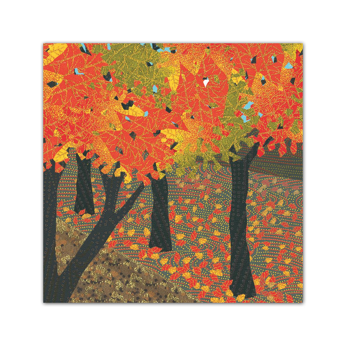Fall Passage Walk Paper Beverage Napkins