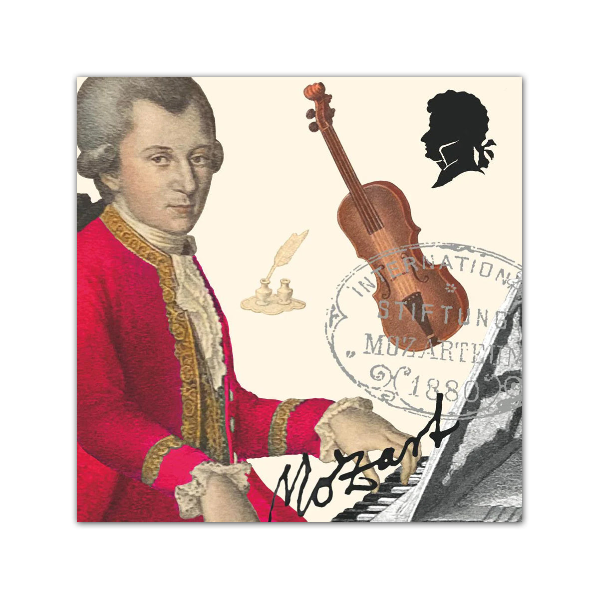 Mozarteum Paper Beverage Napkins