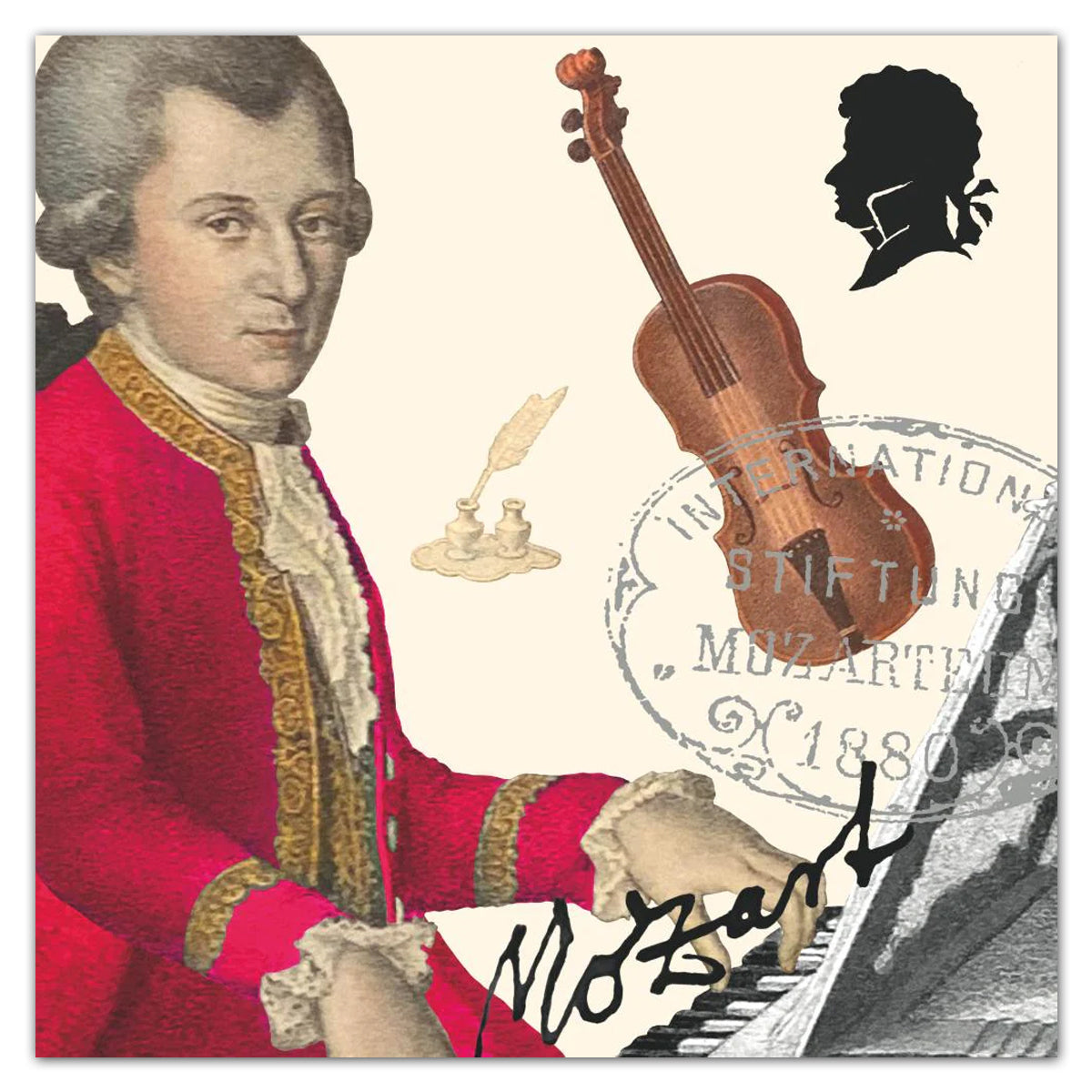 Mozarteum Paper Luncheon Napkins