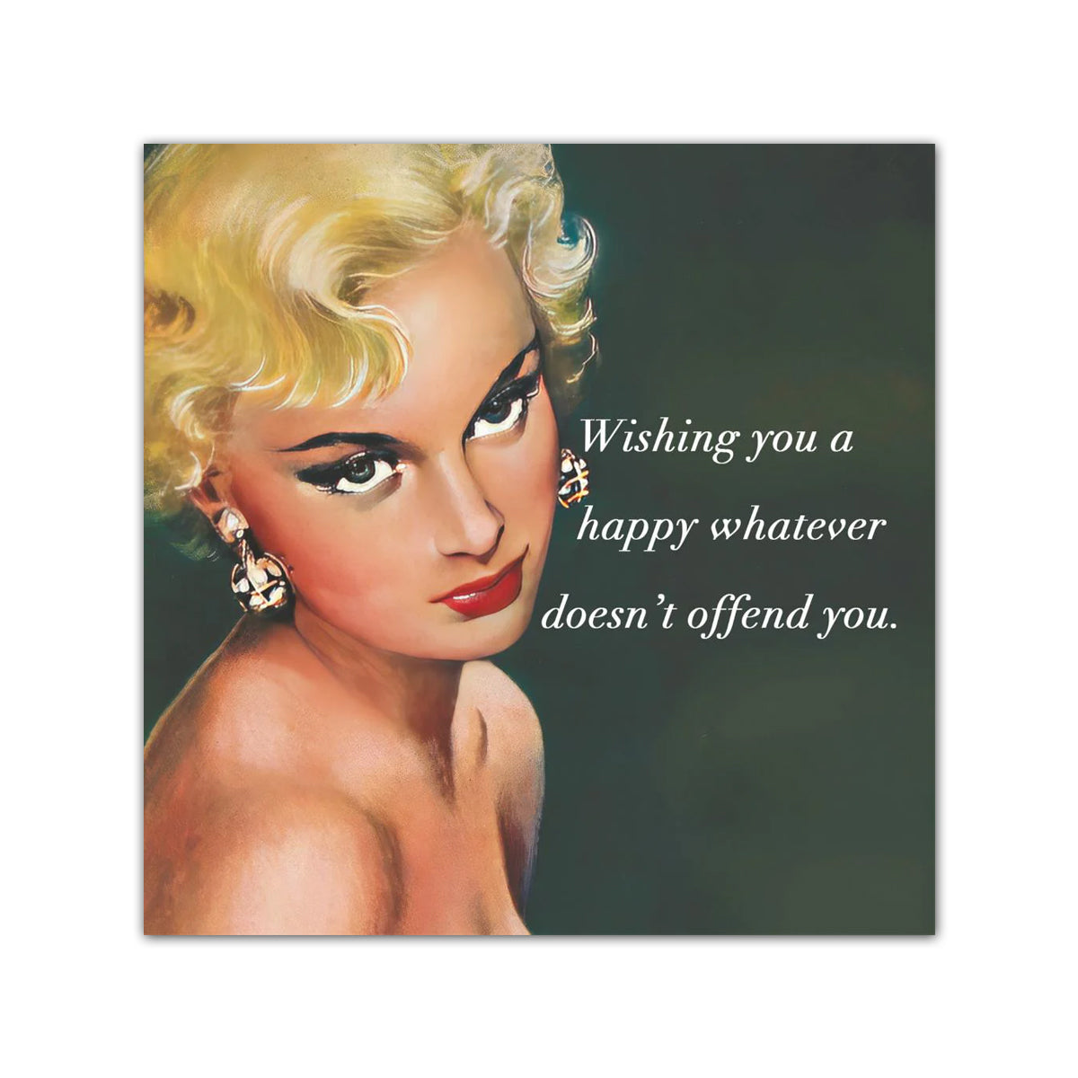 Wishing You A Happy Whatever Funny Paper Cocktail Napkins