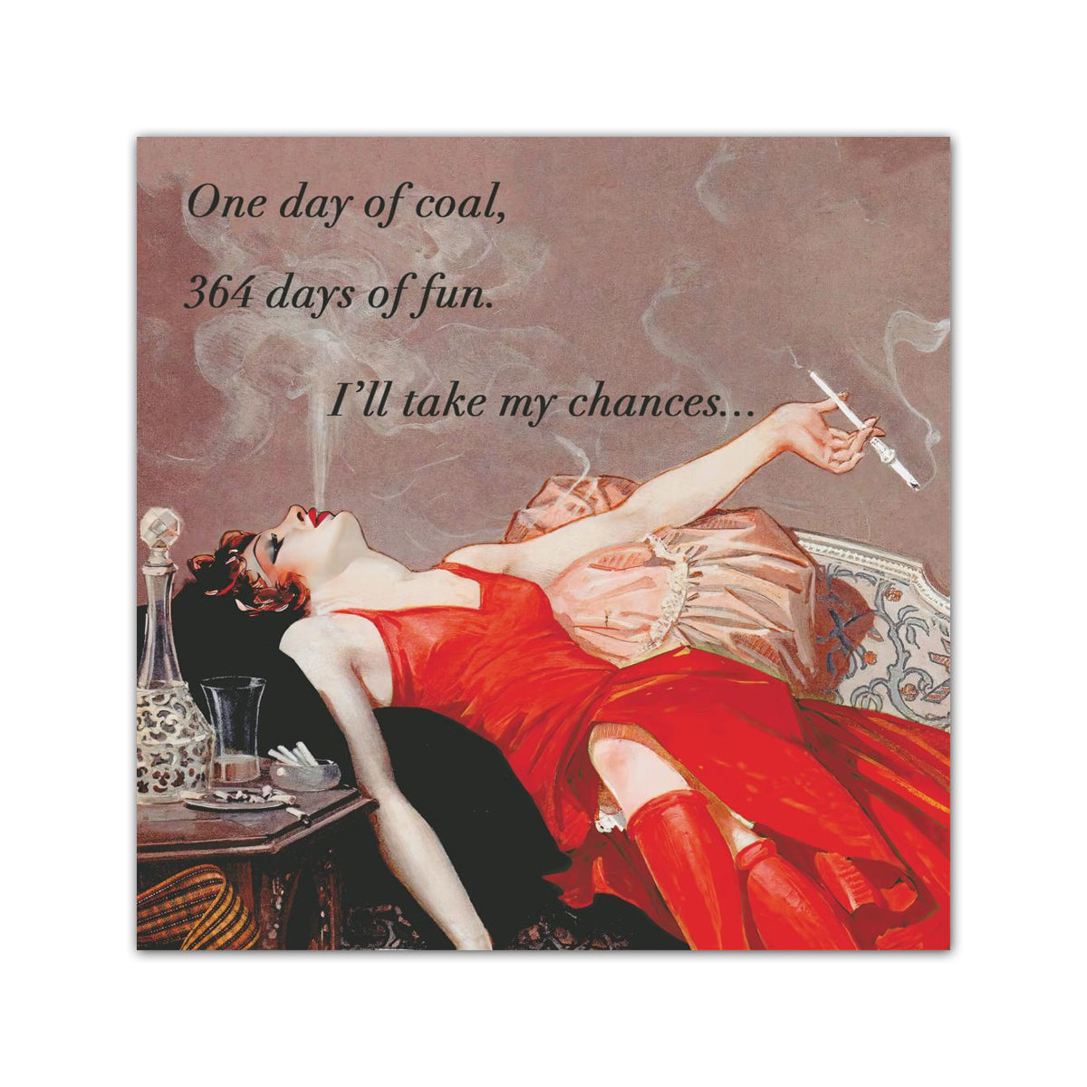 I'll Take My Chances Funny Paper Cocktail Napkins