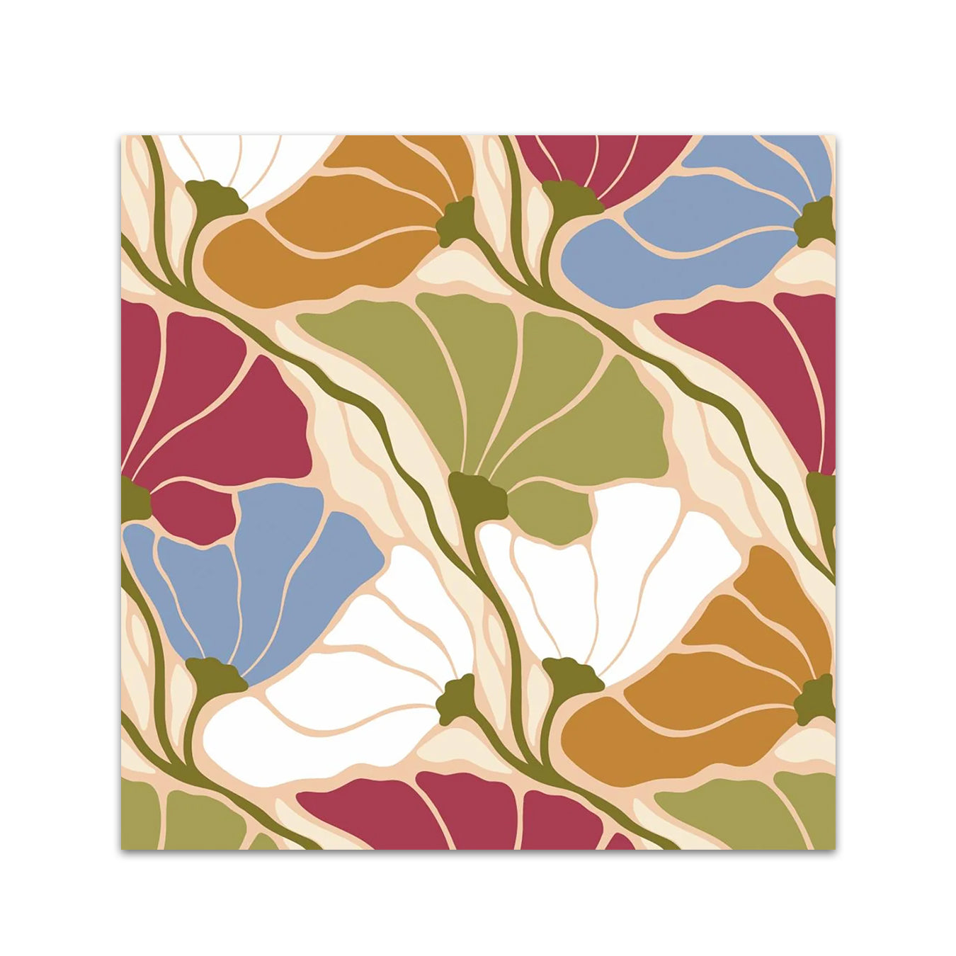 Eugenie Gingko Paper Beverage Napkins