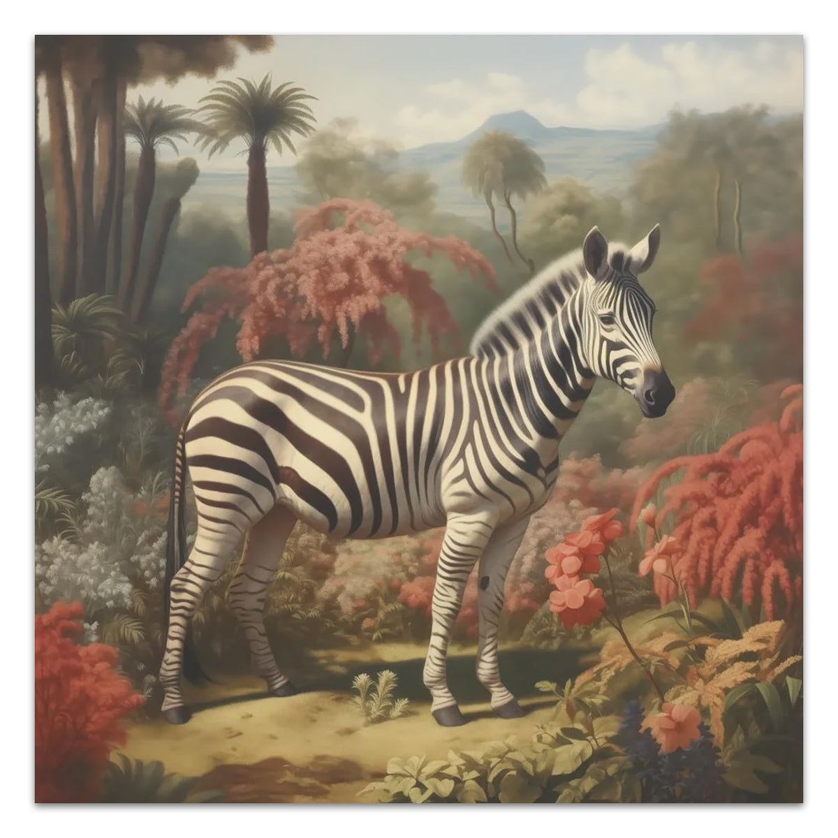 Savanah Zebra Paper Luncheon Napkins