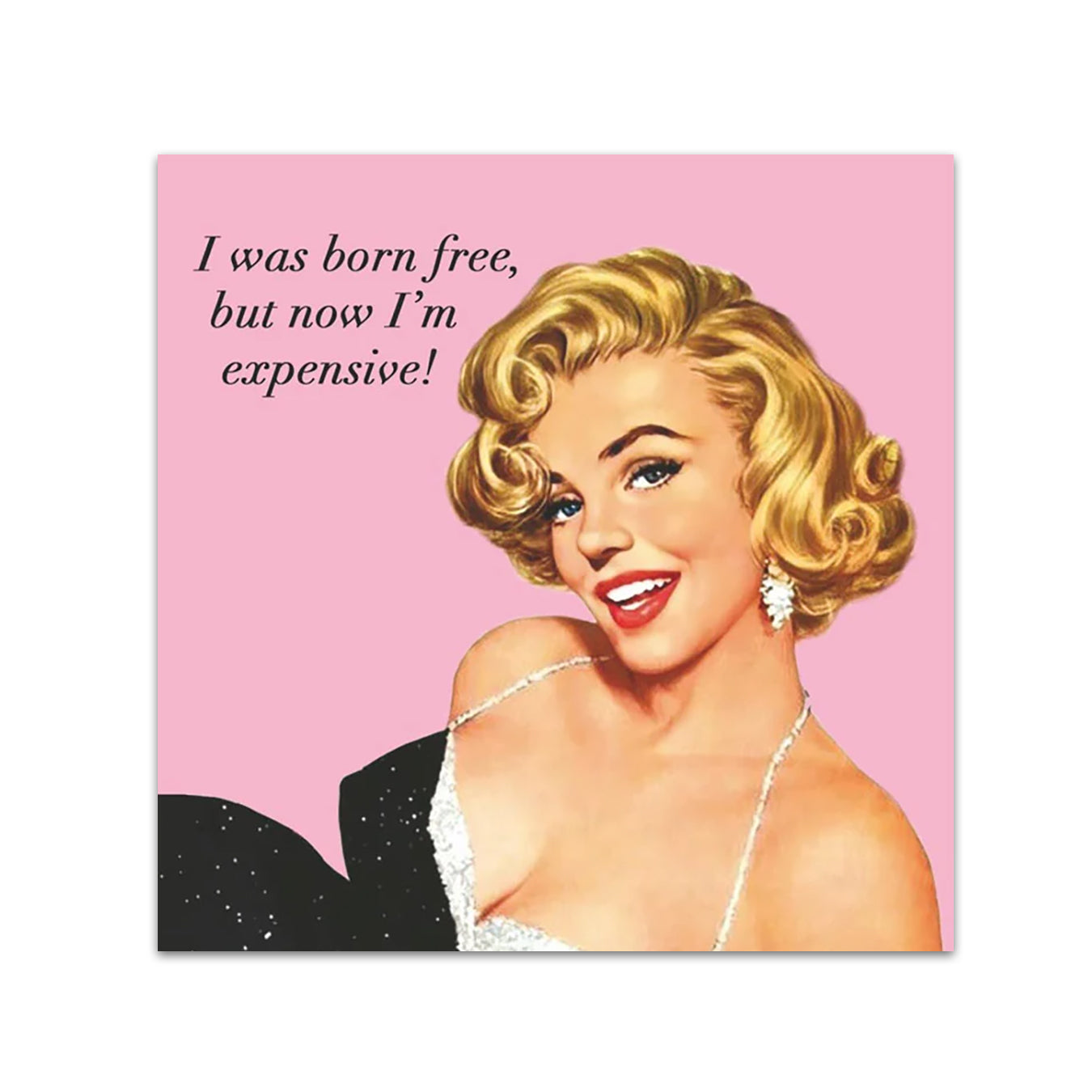 Born Free Funny Paper Cocktail Napkins