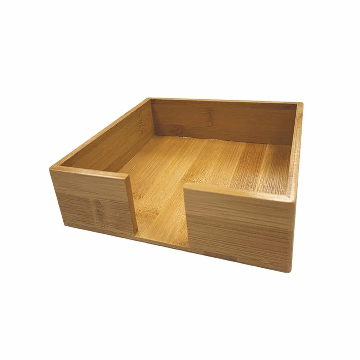 Honey Maple Bamboo Beverage Napkin Holder