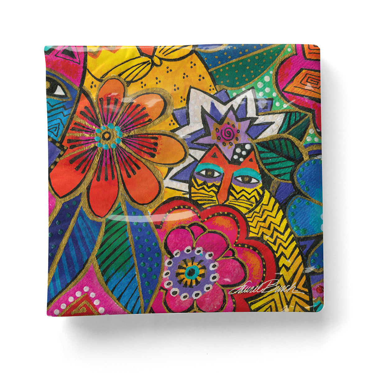 Laurel's Garden Paper Beverage Napkins