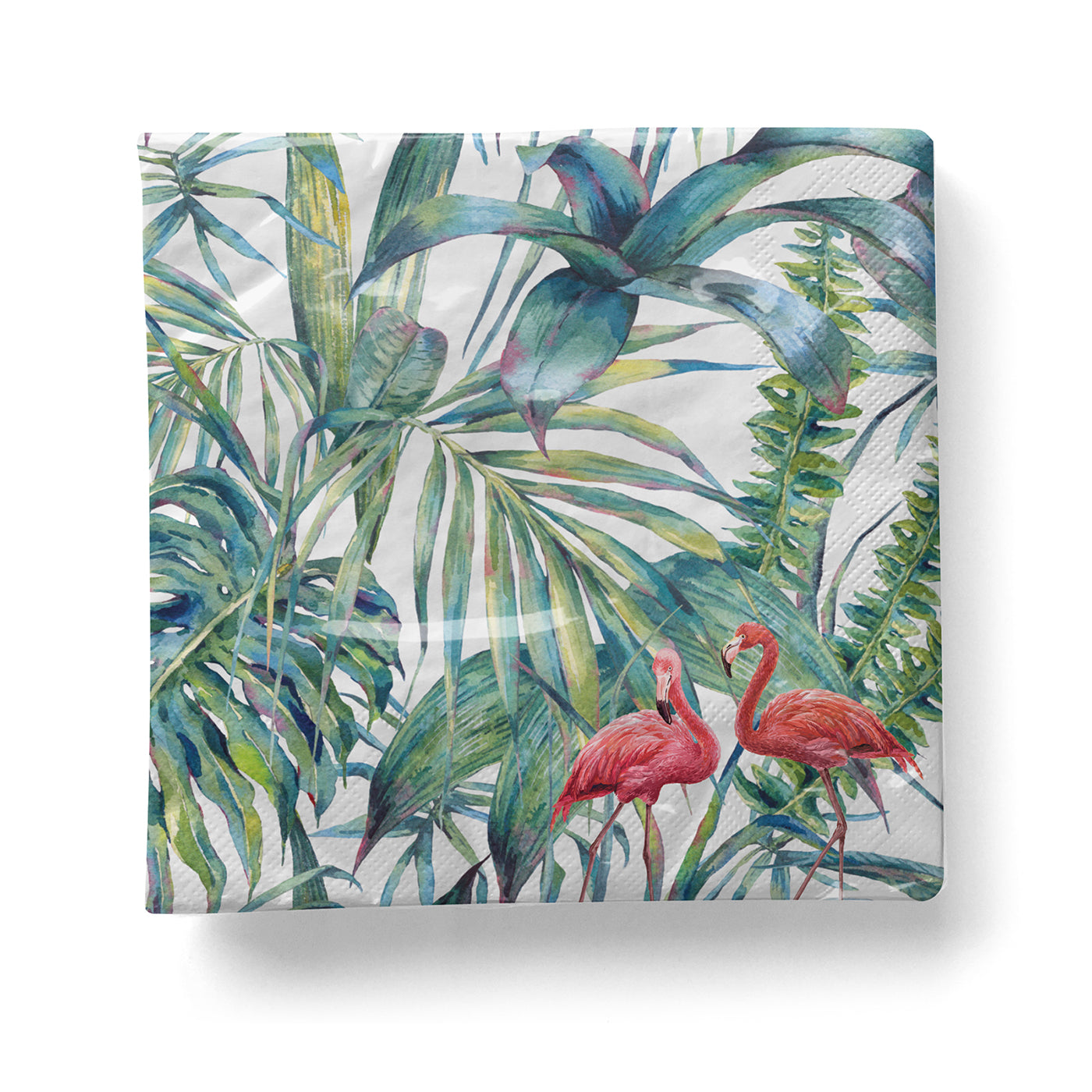 Flamingo Paradise Paper Beverage Napkins