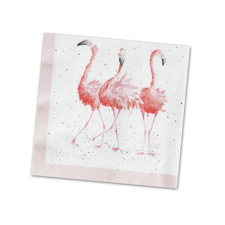 Pretty in Pink - Flamingo Beverage Napkins