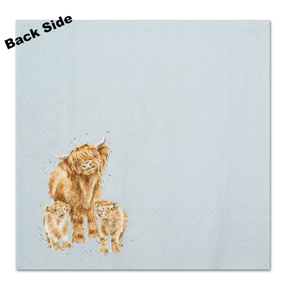 Highland Cattle Paper Luncheon Napkins by Wrendale