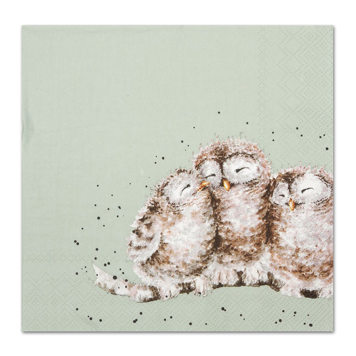 Owl's Together Paper Luncheon Napkins by Wrendale