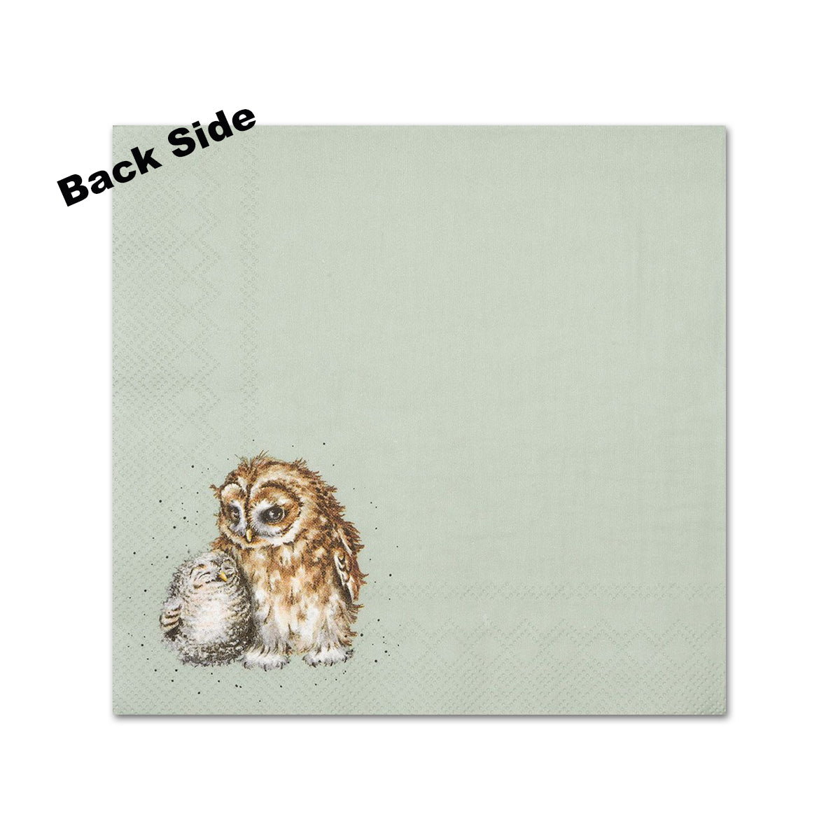 Owl's Together Paper Beverage Napkins by Wrendale