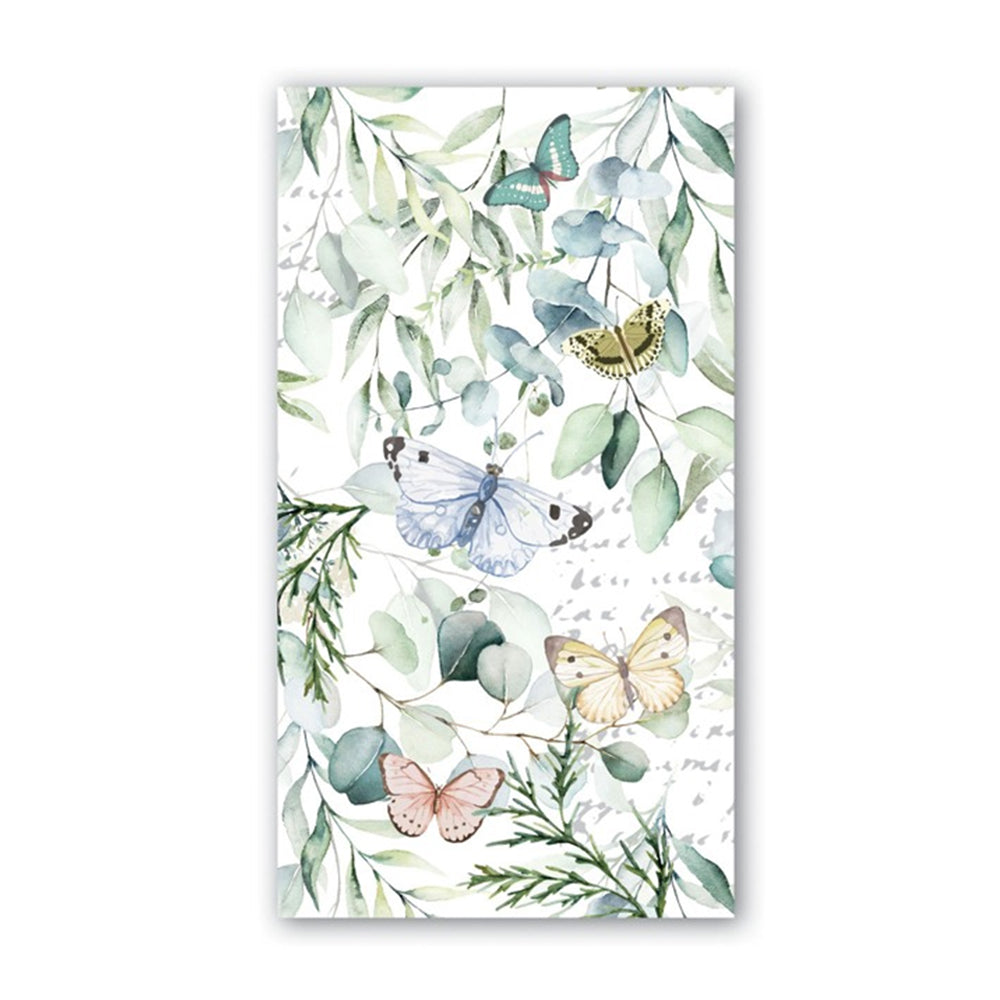 Butterfly Fields Paper Guest Towels - Buffet Napkins