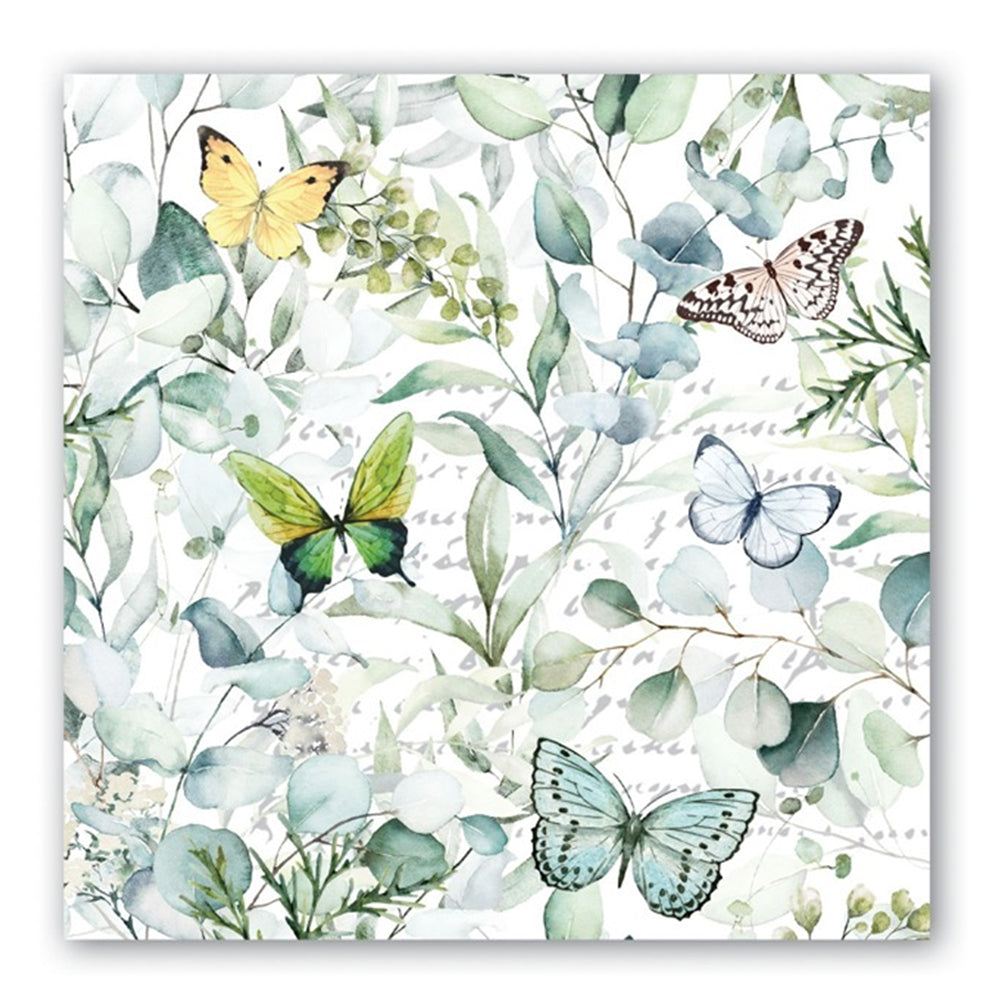 Butterfly Fields Paper Luncheon Napkins