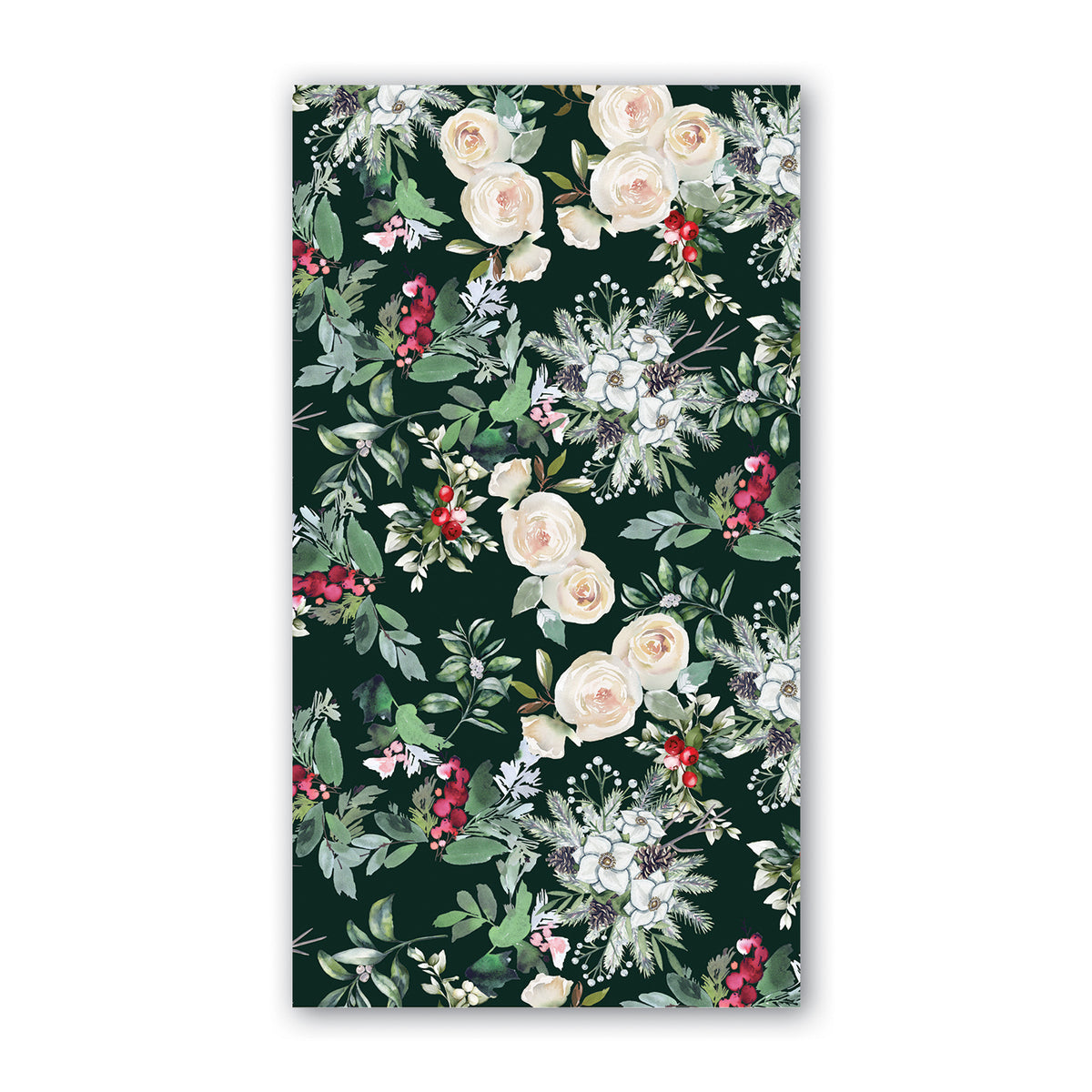 Winter Garden Paper Guest Towels - Buffet Napkins