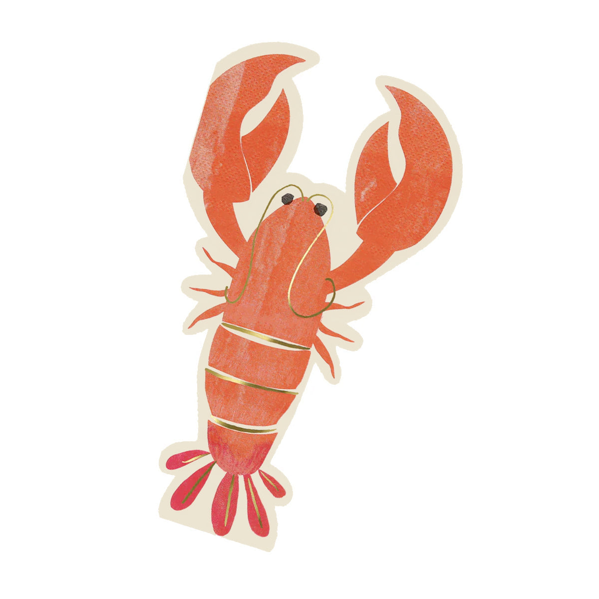 Lobster Shaped Paper Napkins