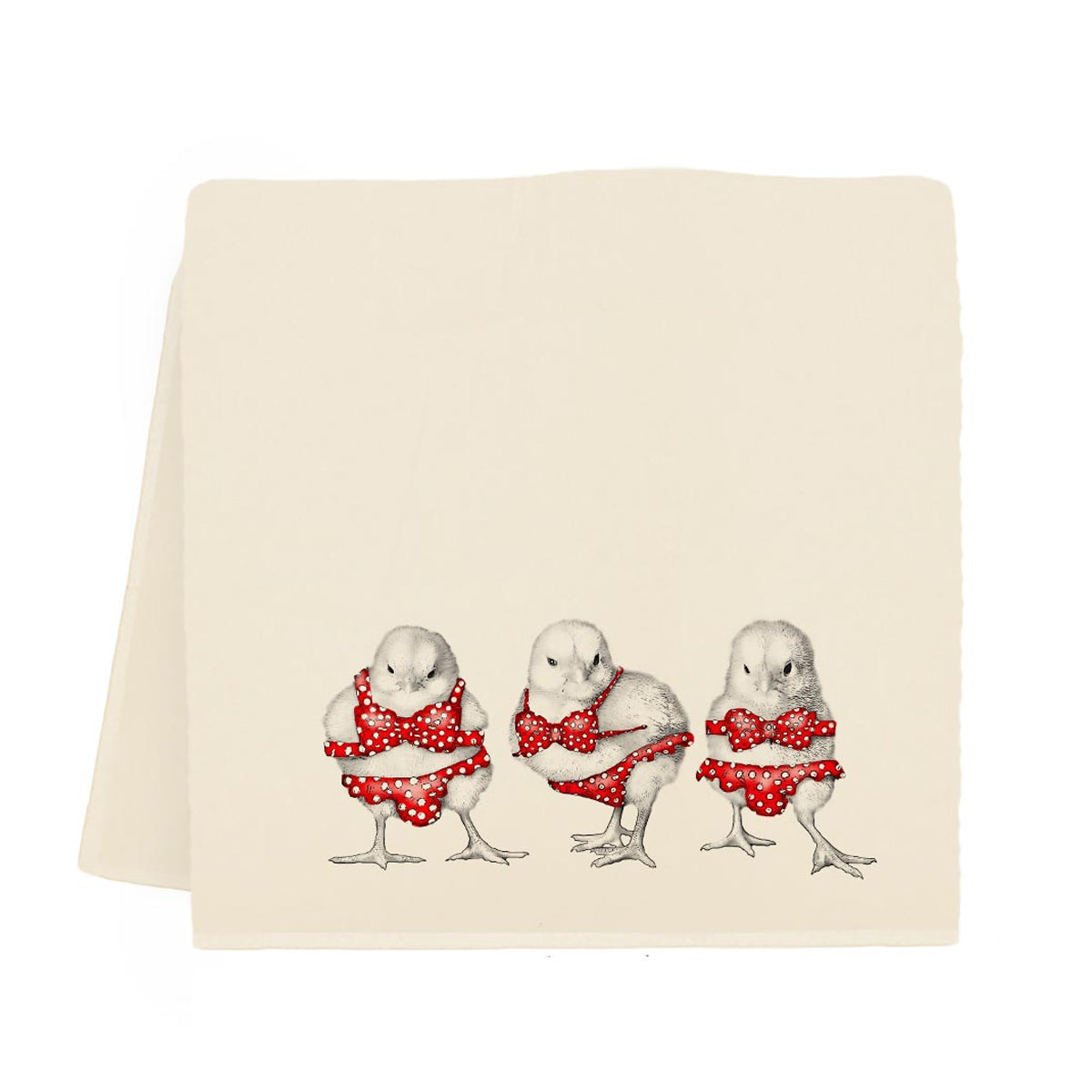 Bikini Chicks Kitchen Towel by Eric & Christopher